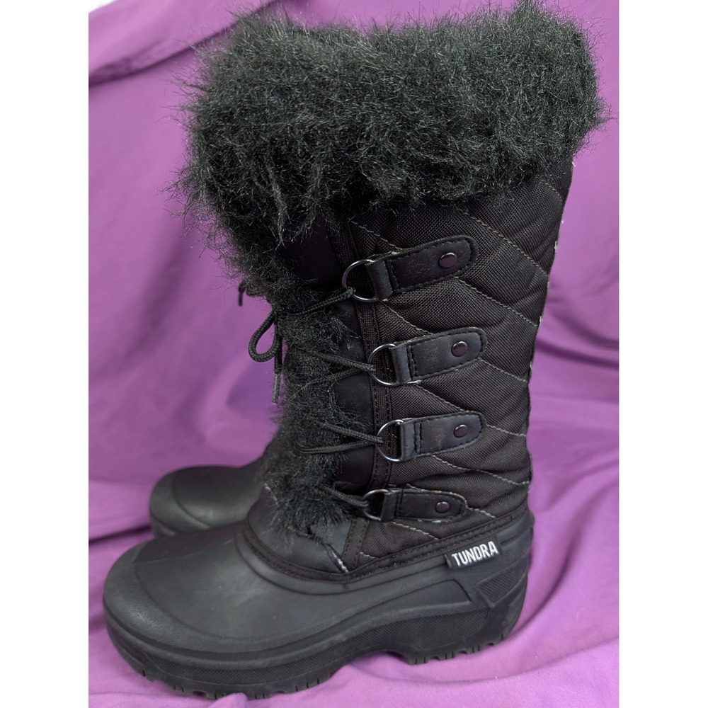 Tundra Women's Size 6 Diana Black Snow Boots